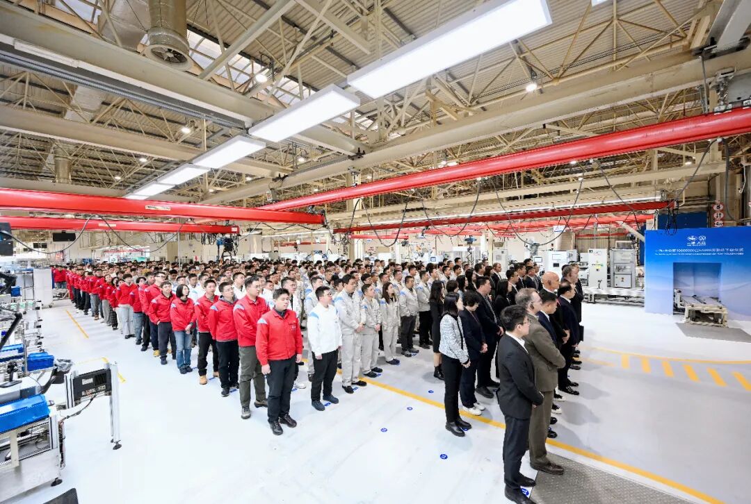 第1000万台EA888发动机下线仪式现场