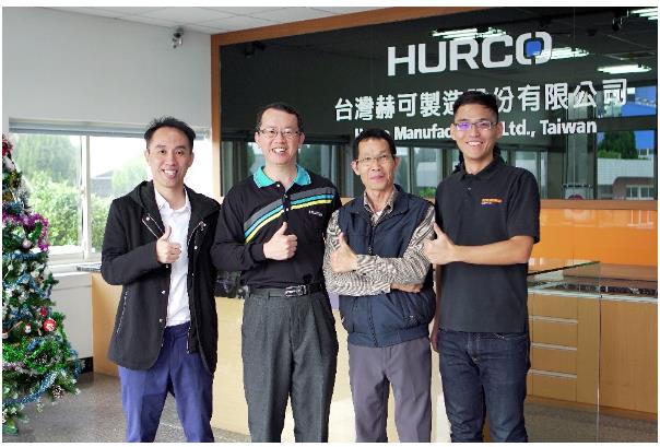 HURCO在机床组装过程中使用XK10激光校准仪进行快速检测