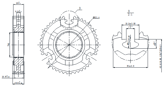 UAZ车型粉末冶金同步器齿毂压制模具设计