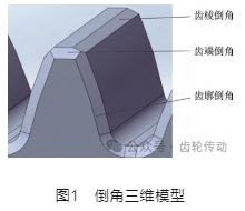 电动叉车减速器齿轮的齿棱倒角技术