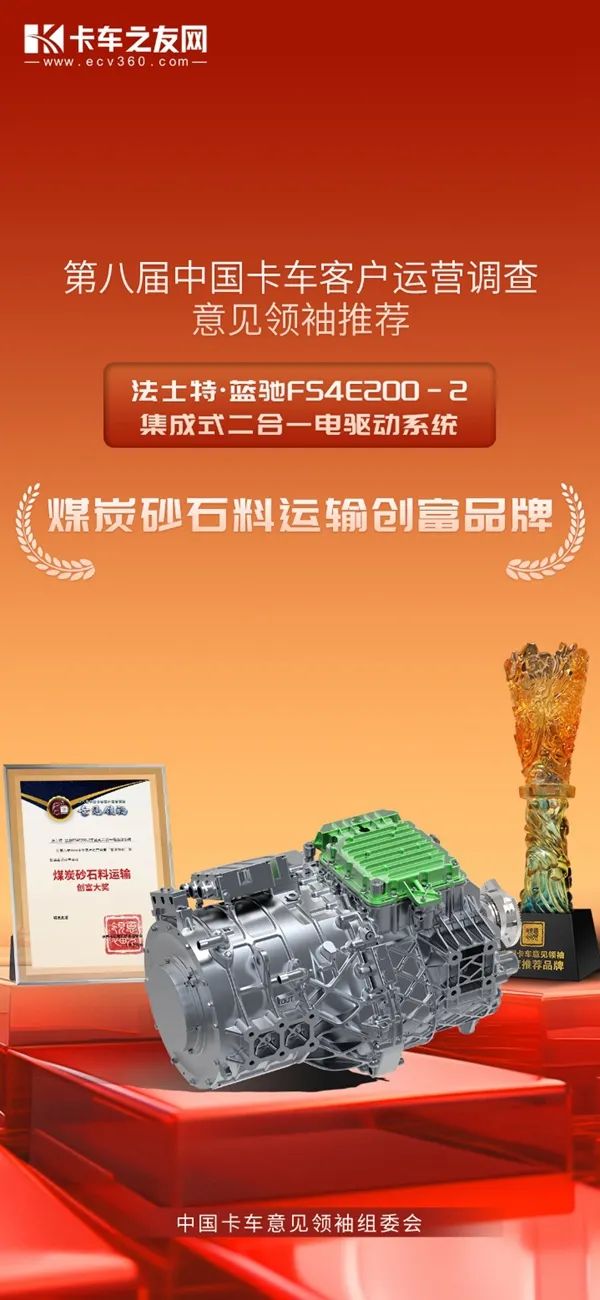 法士特产品斩获创富品牌大奖
