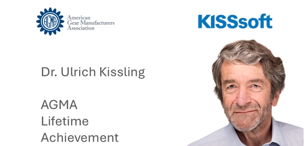 KISSsoft公司创始人Ulrich Kissling博士荣获AGMA终身成就奖